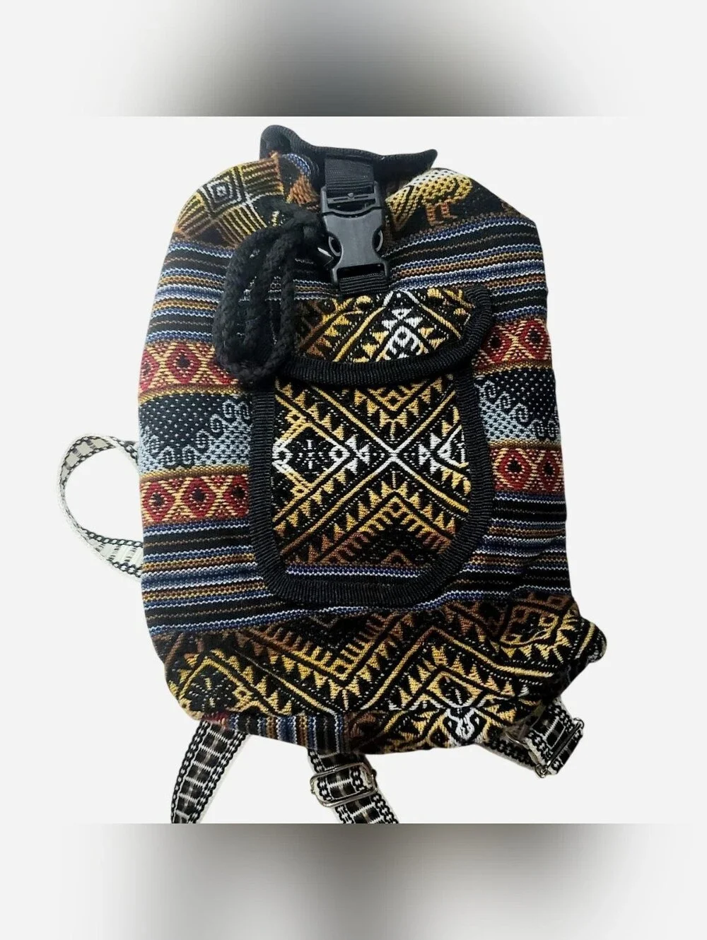 Unbranded Boho Backpack Womens Small 10×7